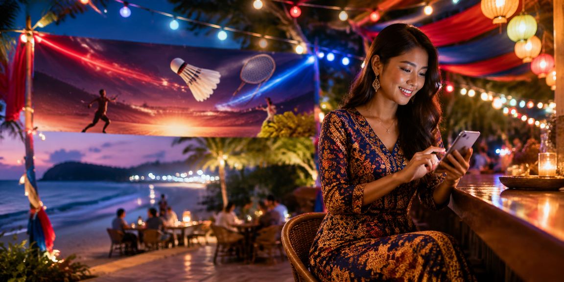 Permainan Meja Langkawi Pertaruhan permainan meja di Langkawi dengan tema batik